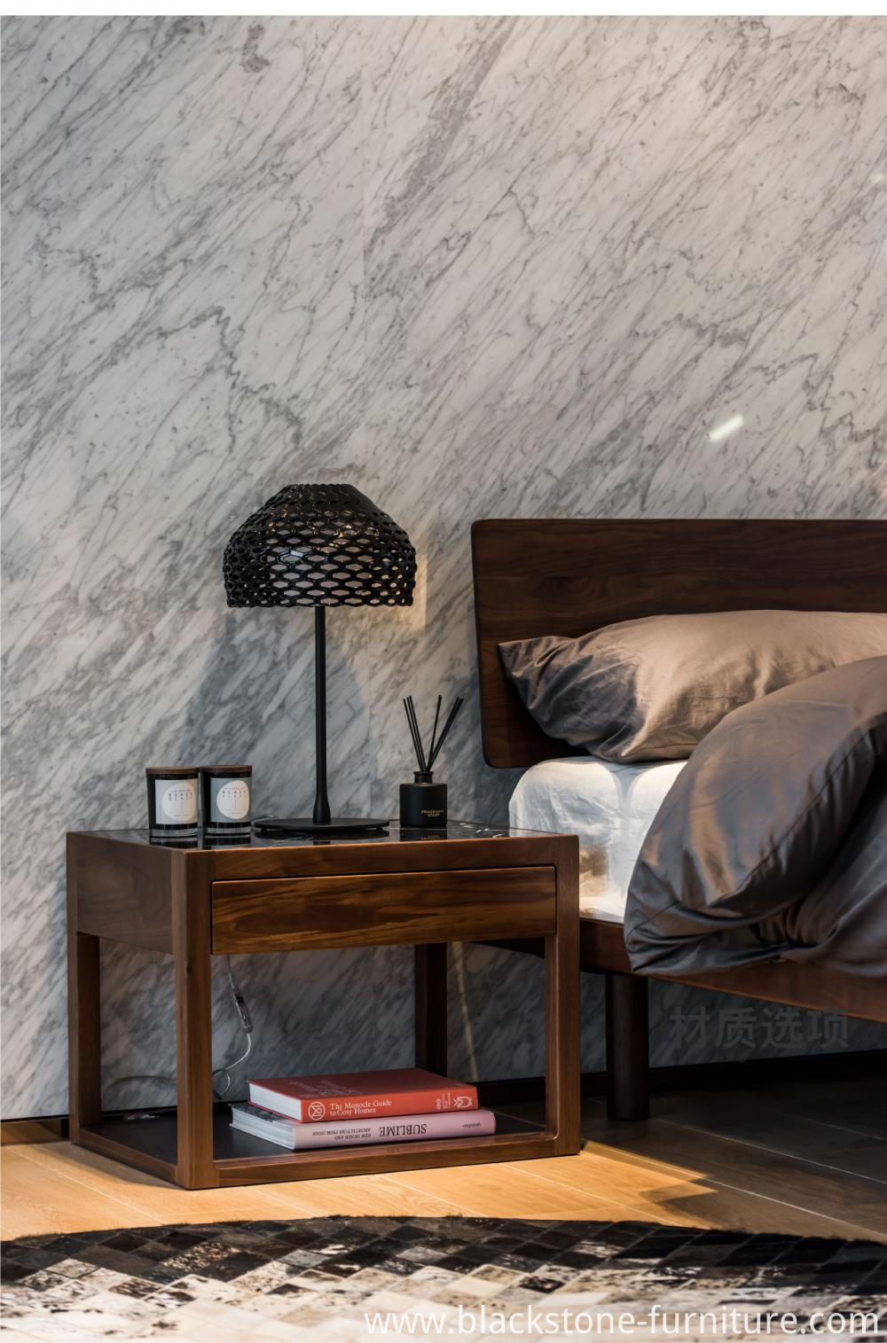 Walnut Wooden Nightstands Walnut Wooden Nightstands